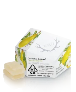 WYLD Pear 1:1 CBG + Hybrid Enhanced Gummies