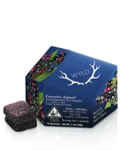 WYLD Elderberry 2:1 CBN + Indica Enhanced Gummies 100mg:50mg
